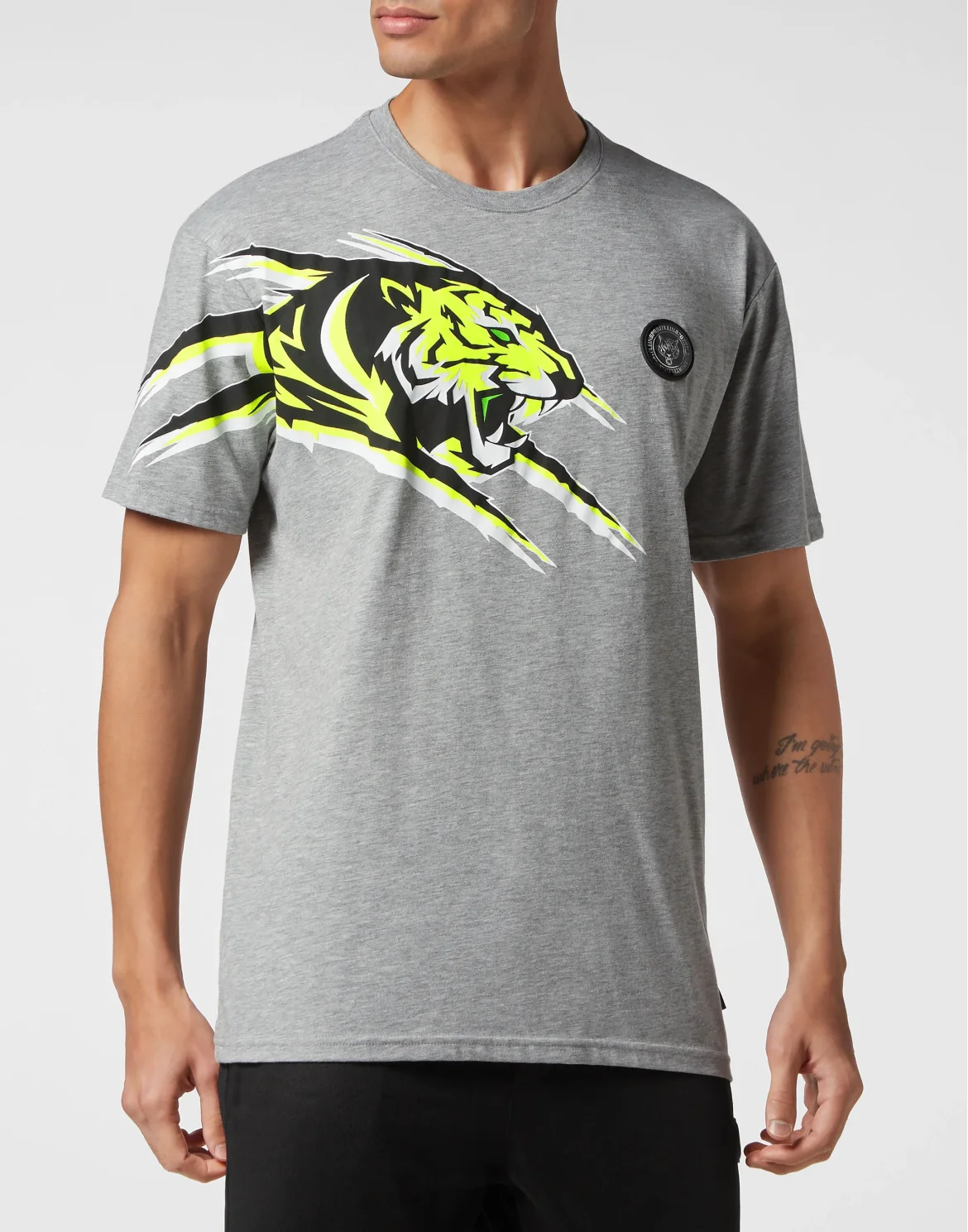 T-shirt Round Neck SS Tiger, цвет: Зеленый