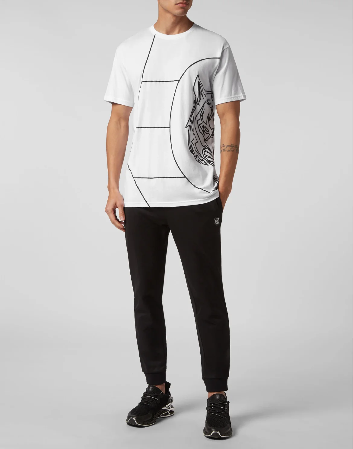 T-shirt Round Neck SS Tiger Court Edition, цвет: Белый