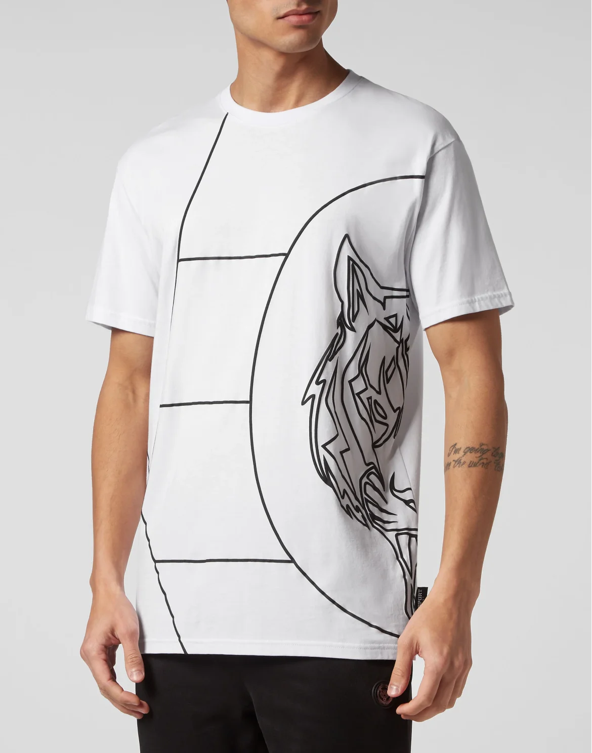 T-shirt Round Neck SS Tiger Court Edition, цвет: Белый