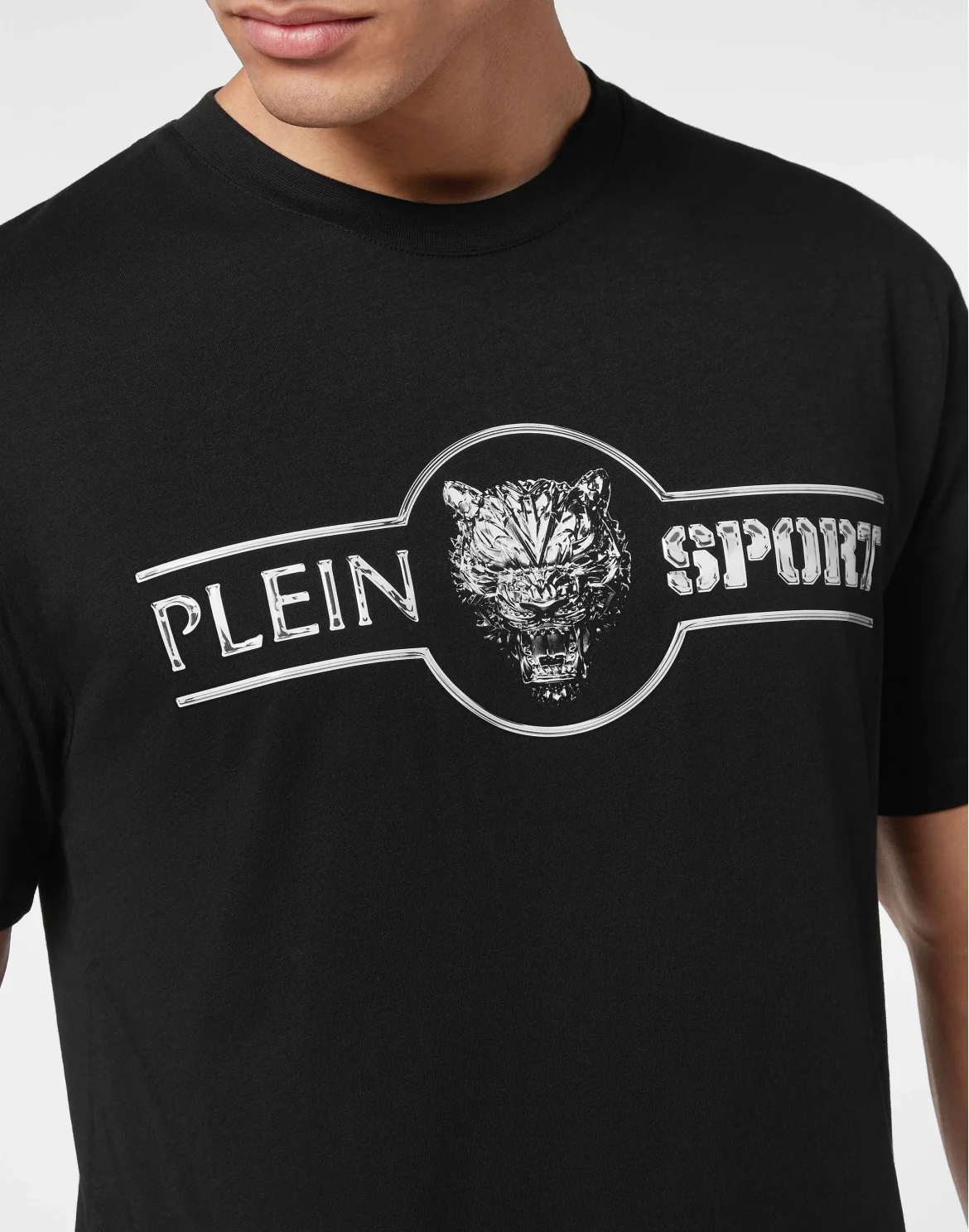 T-shirt Round Neck SS Chrome Scratch Edition, цвет: Черный