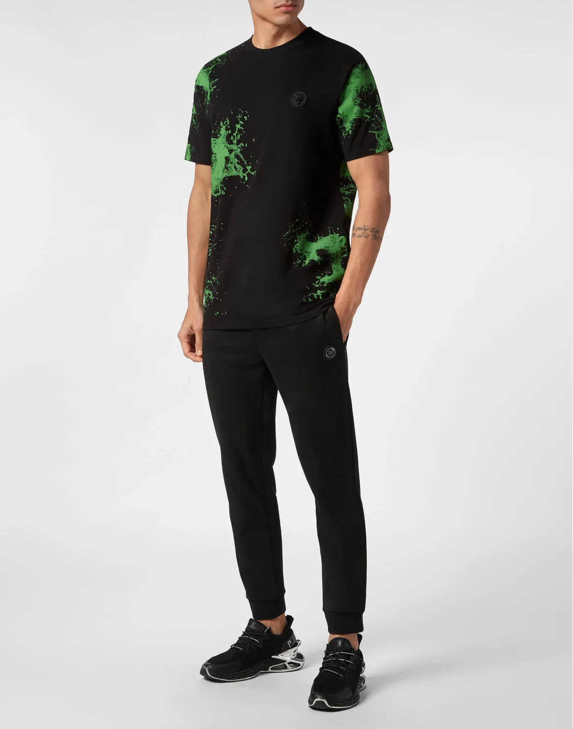T-shirt Round Neck SS Splash Extreme, цвет: Зеленый