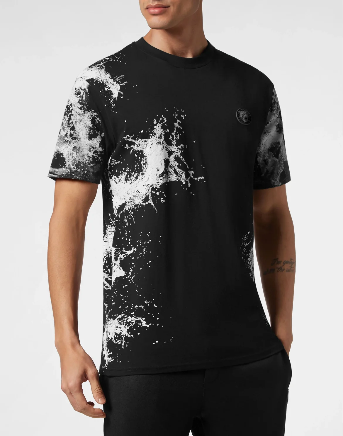 T-shirt Round Neck SS Splash Extreme, цвет: Черный