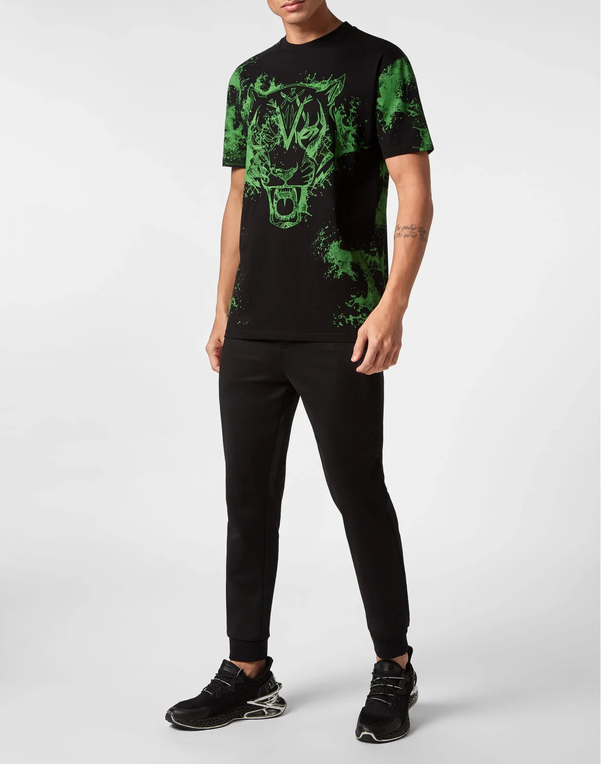 T-shirt Round Neck SS Splash Extreme, цвет: Зеленый