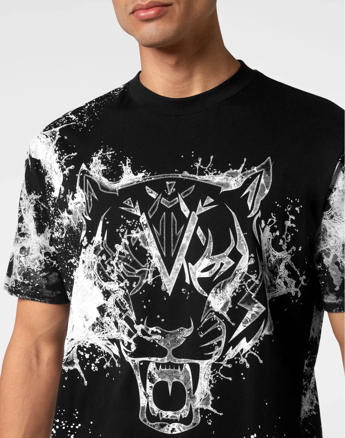 T-shirt Round Neck SS Splash Extreme, цвет: Черный