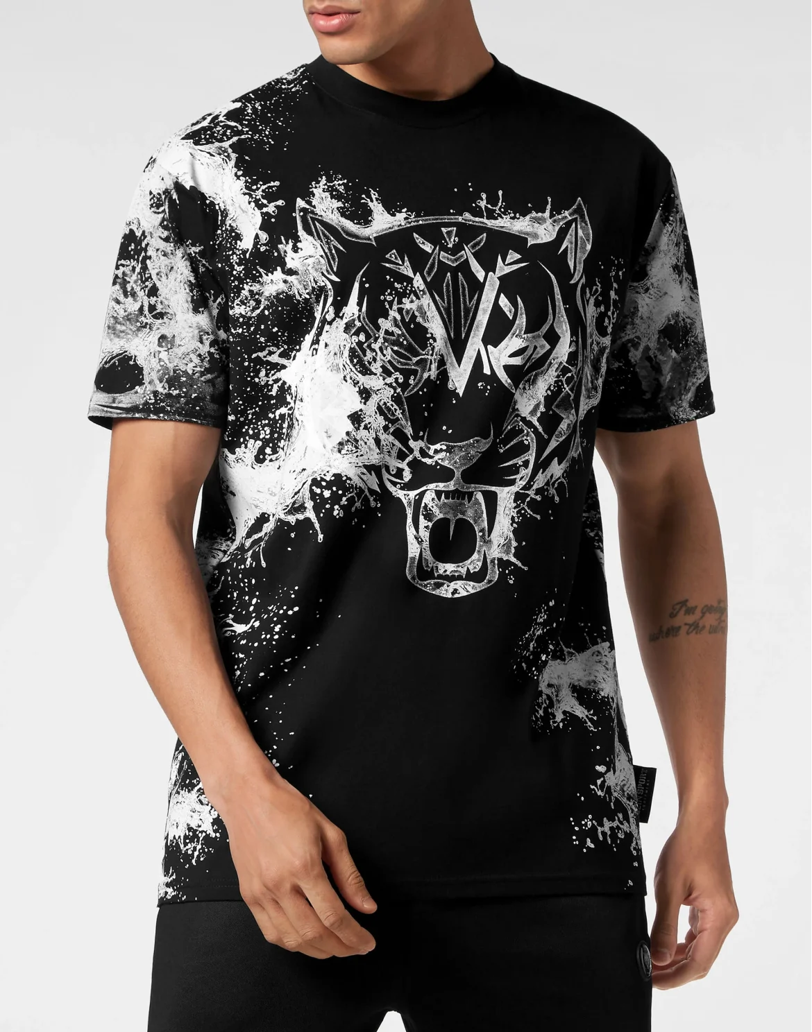 T-shirt Round Neck SS Splash Extreme, цвет: Черный