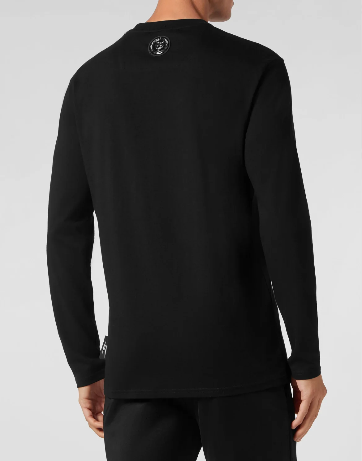 T-shirt Round Neck LS, цвет: Черный