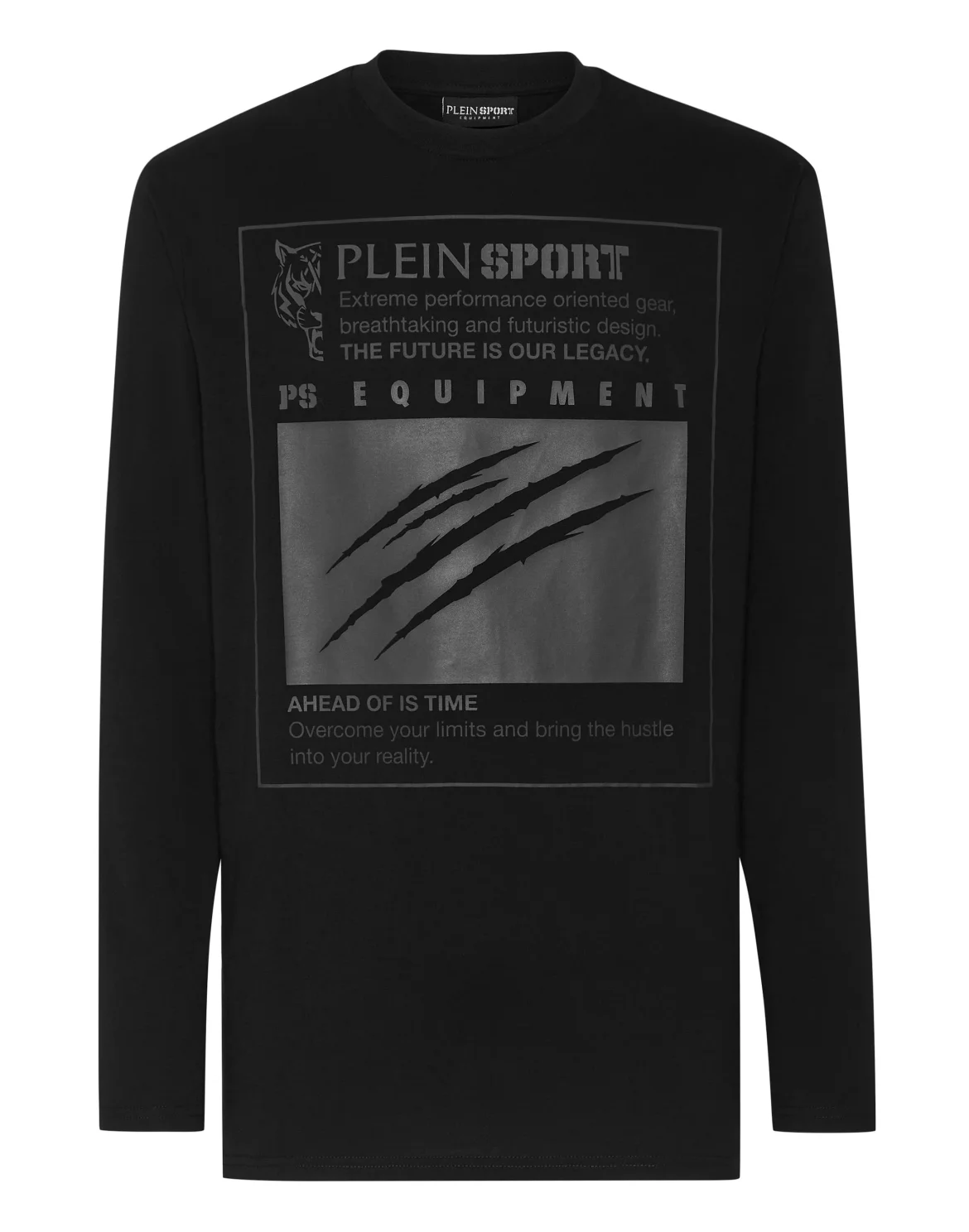 T-shirt Round Neck LS, цвет: Черный