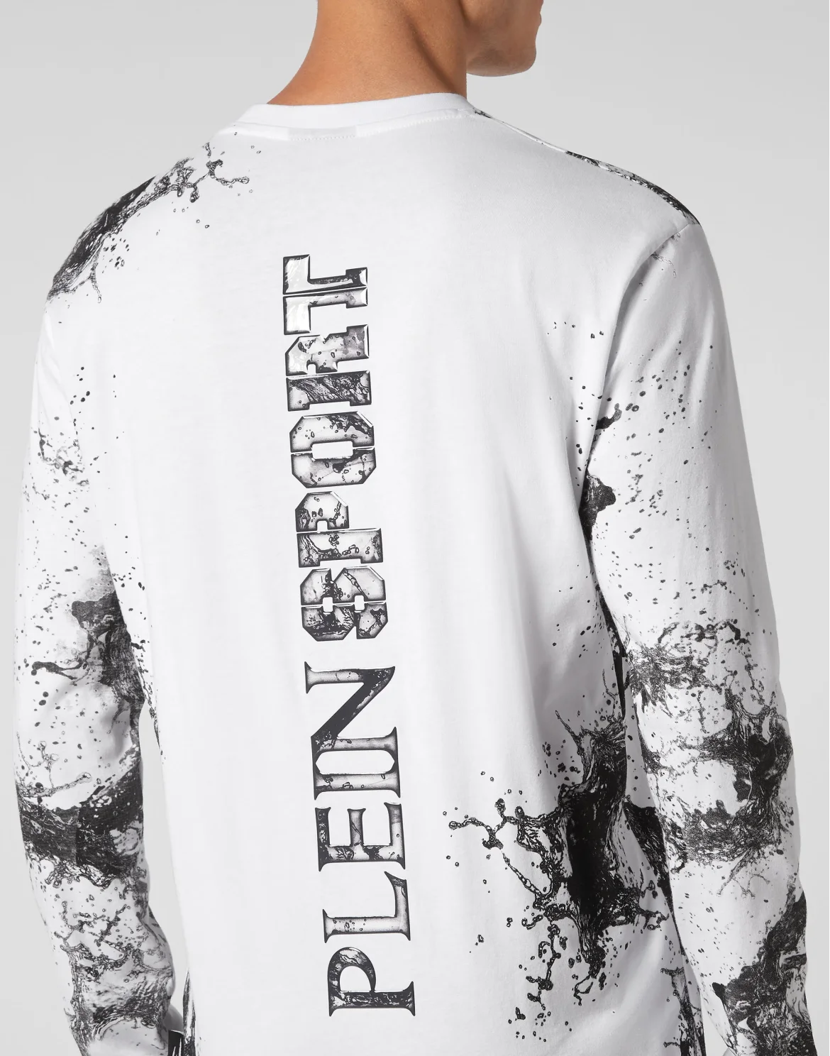 T-shirt Round Neck LS Splash Extreme, цвет: Белый