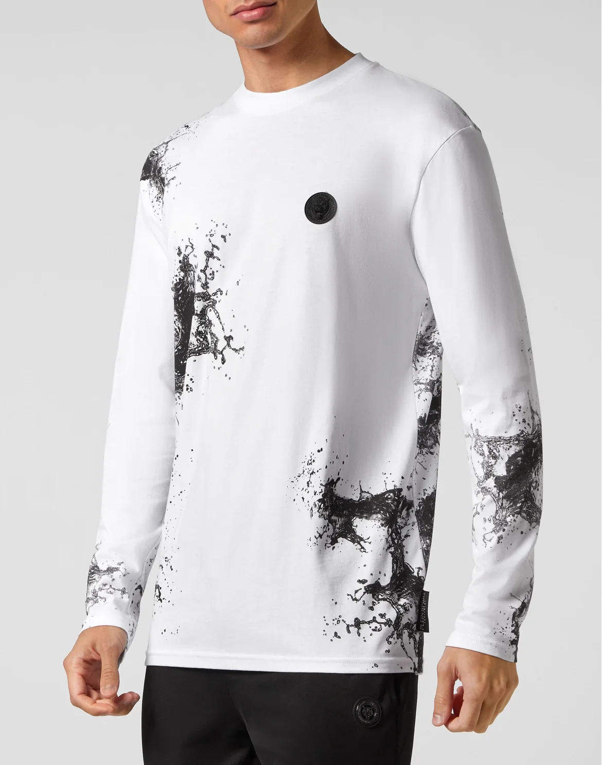 T-shirt Round Neck LS Splash Extreme, цвет: Белый