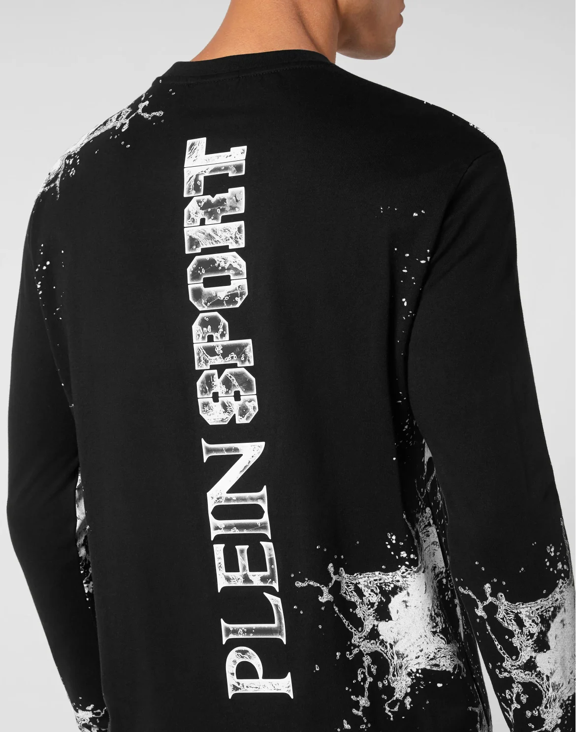 T-shirt Round Neck LS Splash Extreme, цвет: Черный