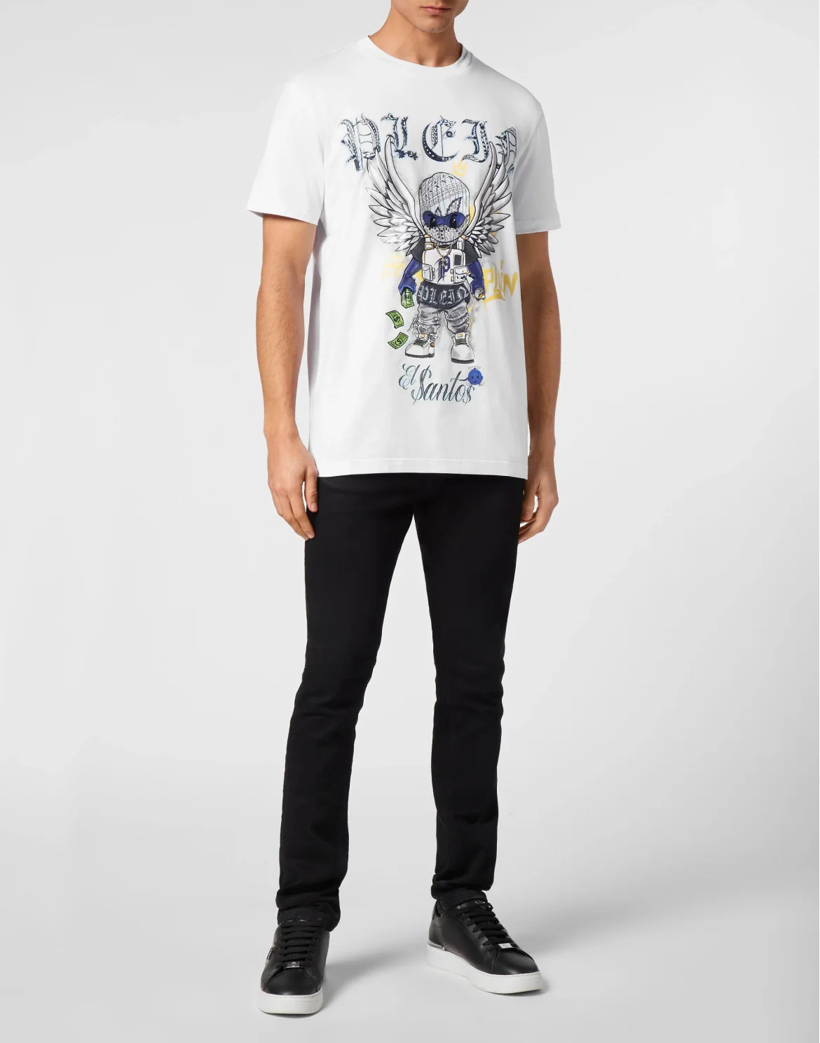 T-shirt Round Neck SS Lil Gangsters, цвет: Белый