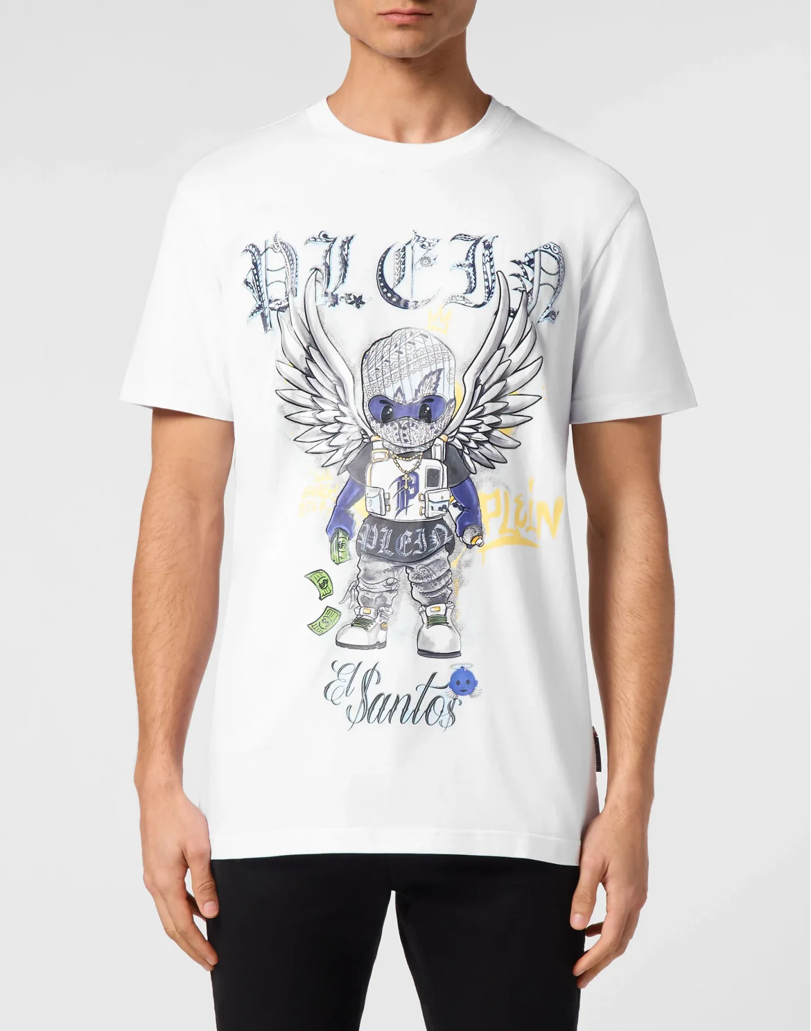 T-shirt Round Neck SS Lil Gangsters, цвет: Белый