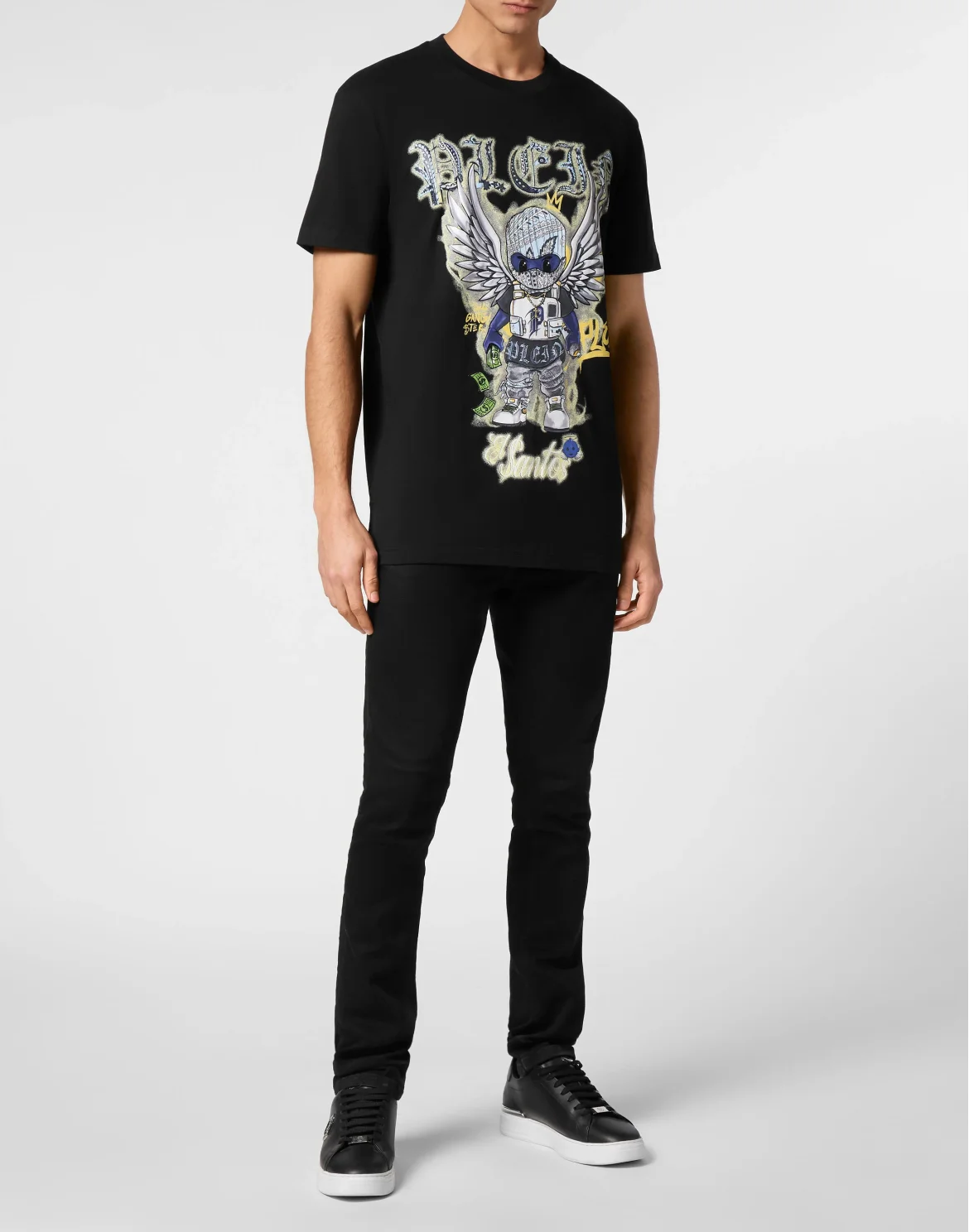 T-shirt Round Neck SS Lil Gangsters, цвет: Черный