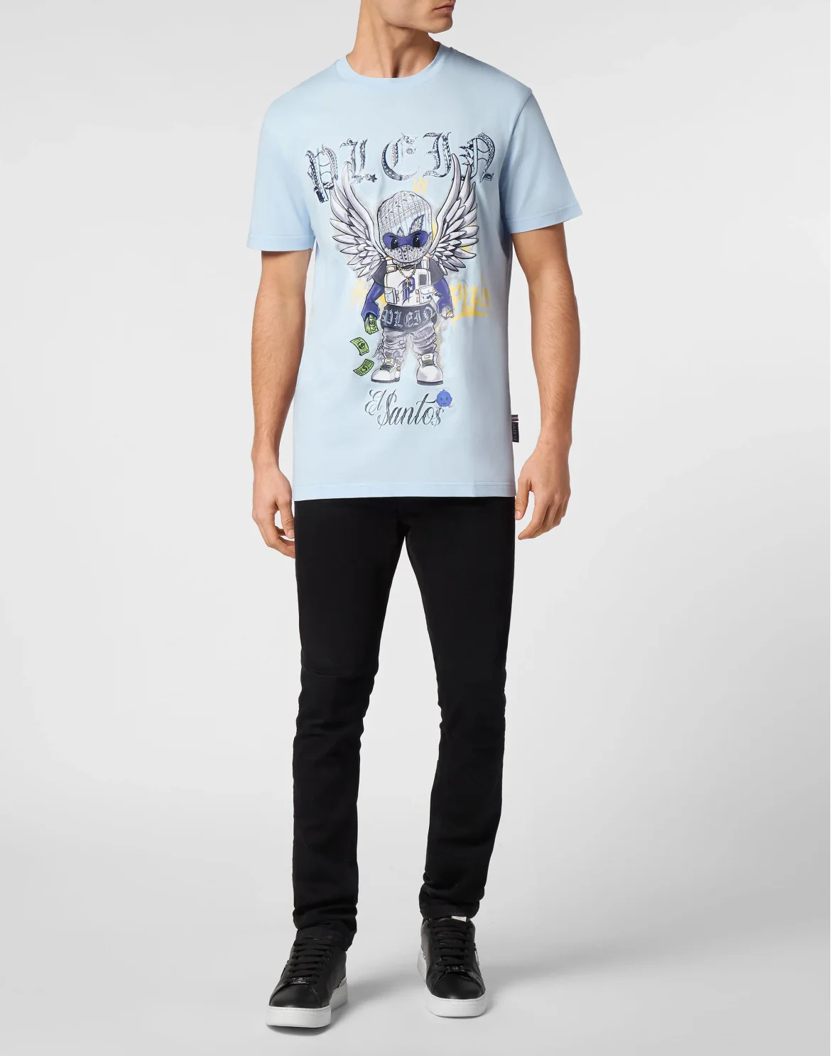T-shirt Round Neck SS Lil Gangsters, цвет: Голубой
