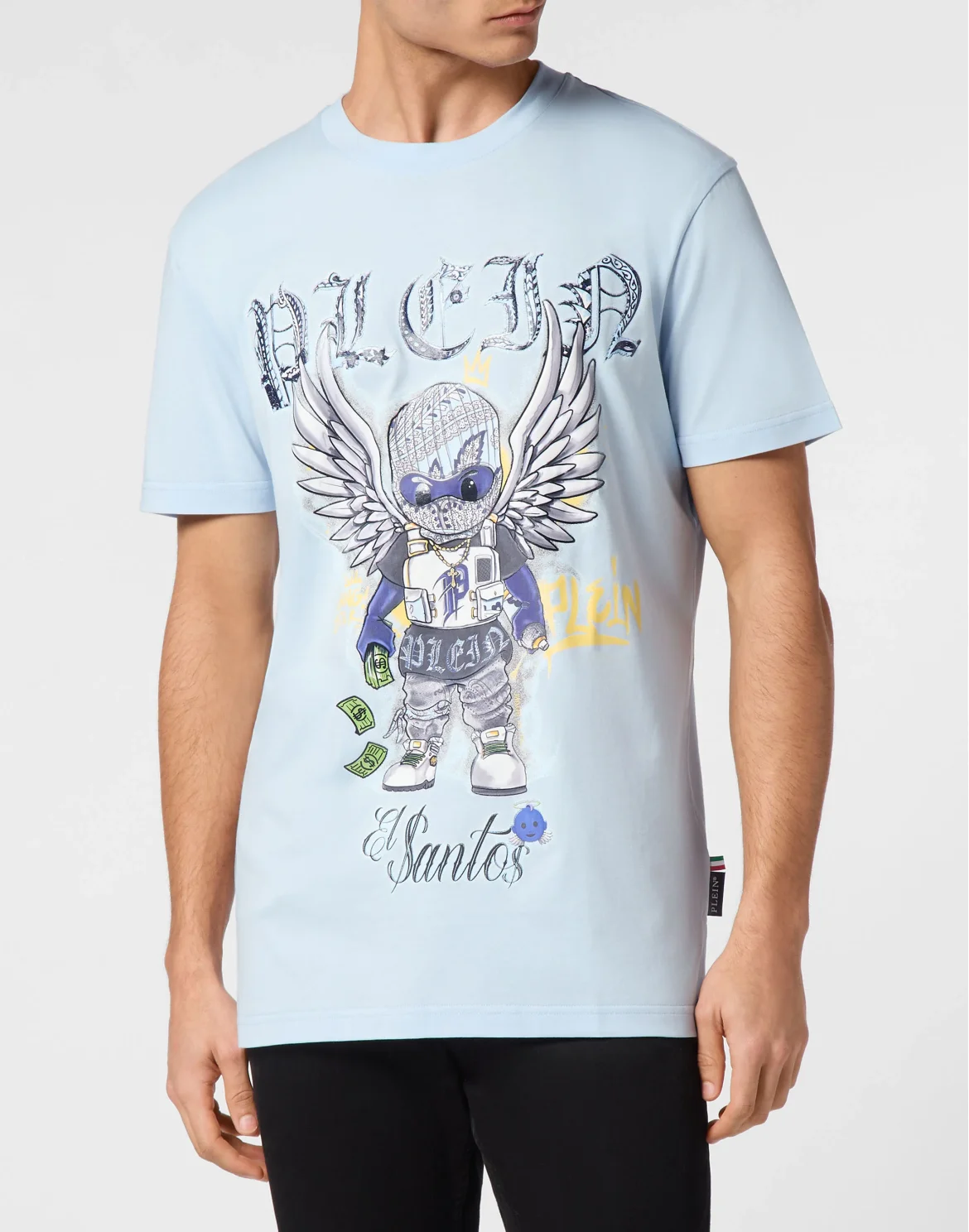 T-shirt Round Neck SS Lil Gangsters, цвет: Голубой