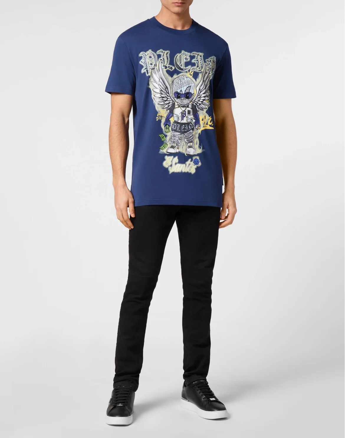 T-shirt Round Neck SS Lil Gangsters, цвет: Синий