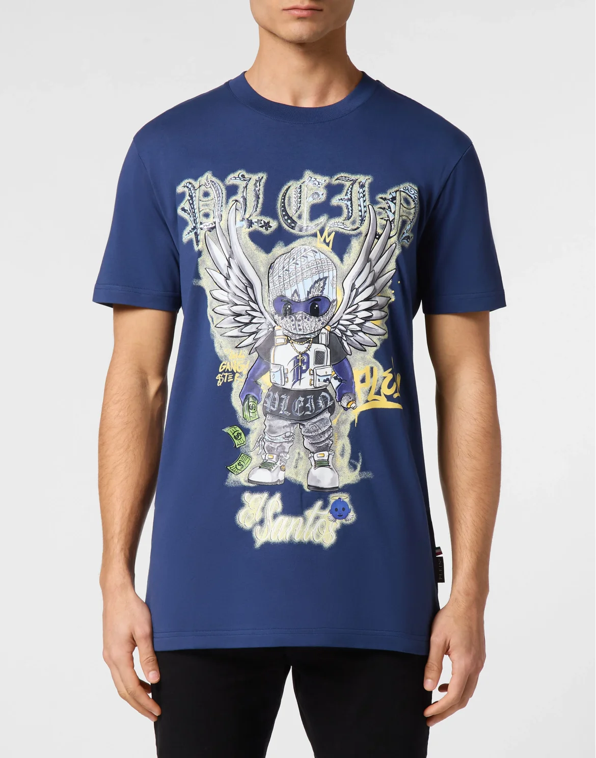 T-shirt Round Neck SS Lil Gangsters, цвет: Синий