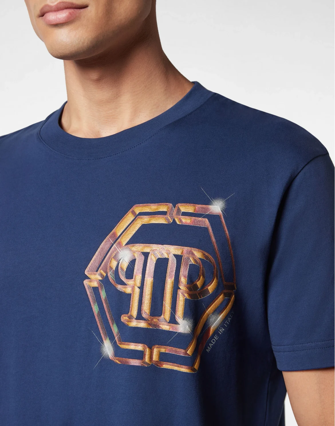 T-shirt Round Neck SS PP Glass, цвет: Синий