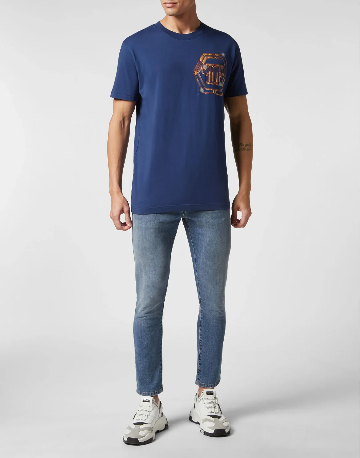 T-shirt Round Neck SS PP Glass, цвет: Синий