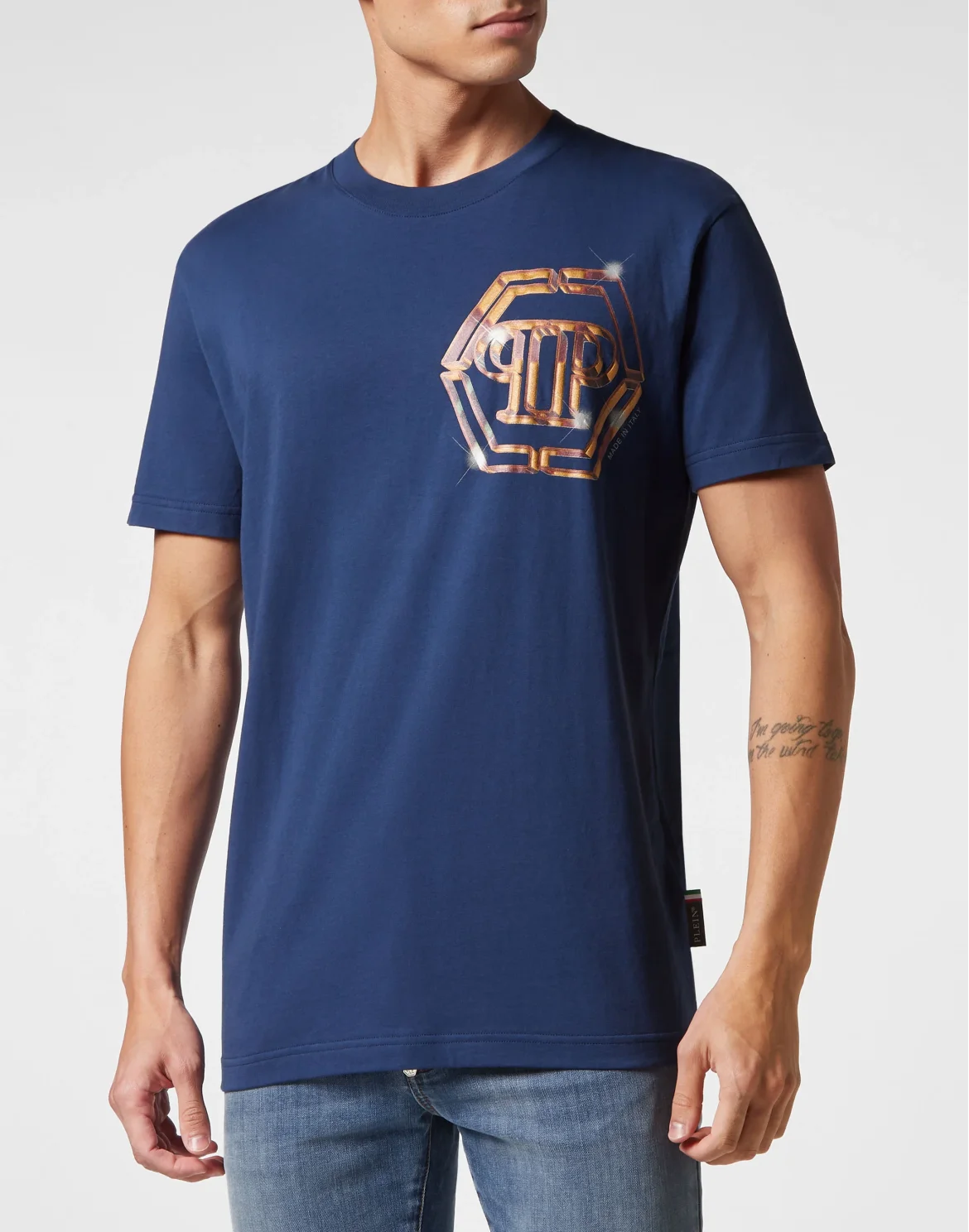 T-shirt Round Neck SS PP Glass, цвет: Синий