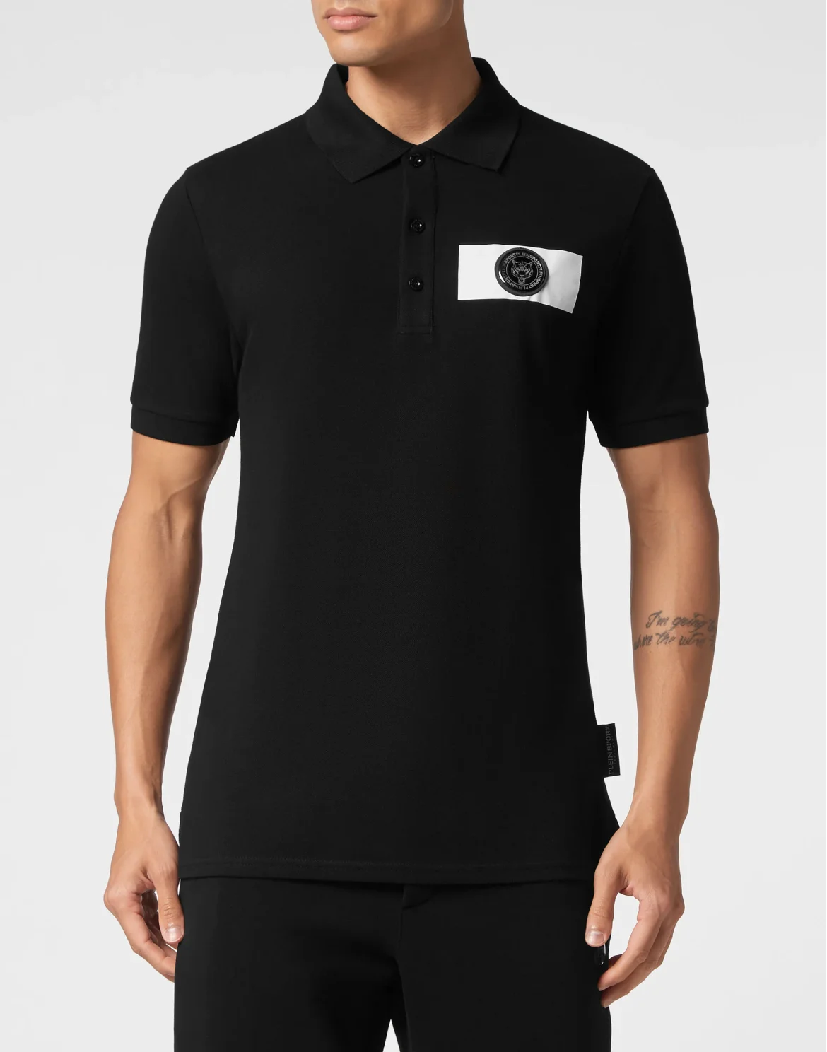 Polo shirt SS Scratch, цвет: Черный
