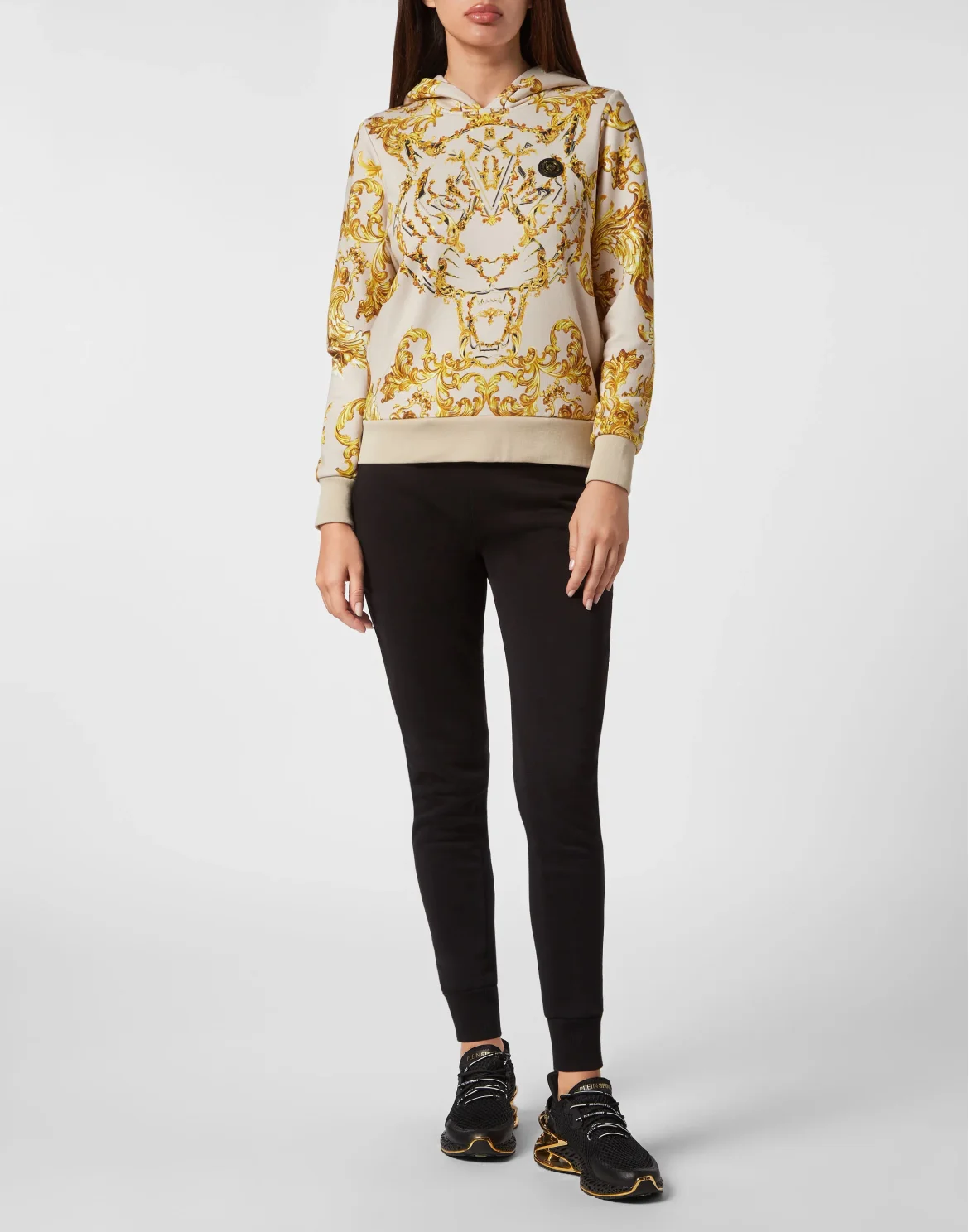 Hoodie sweatshirt Baroque, цвет: Бежевый