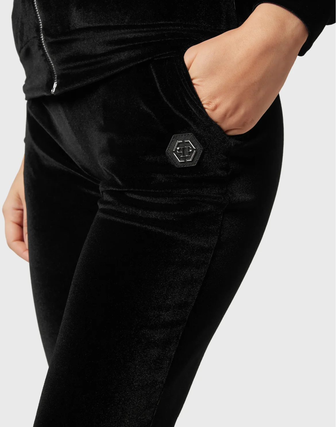 Jogging Tracksuit: Hoodie/Trousers Paisley Skull, цвет: Черный