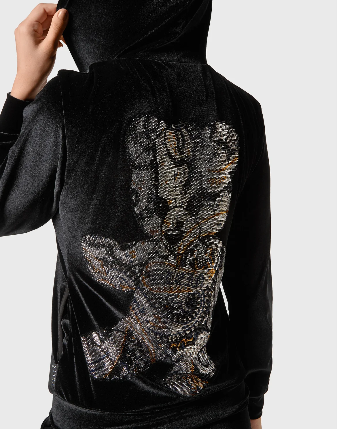 Jogging Tracksuit: Hoodie/Trousers Paisley Teddy Bear, цвет: Черный