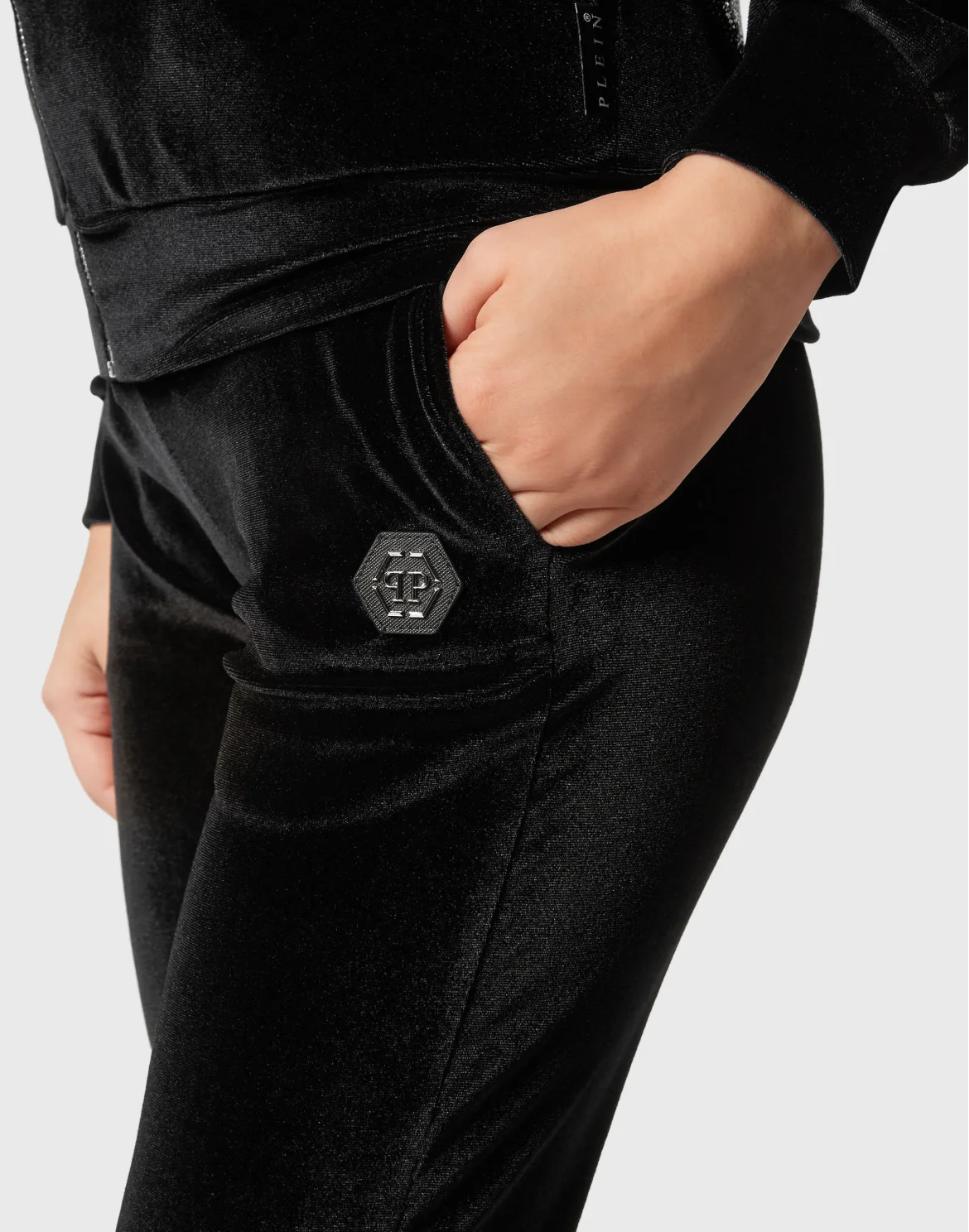 Jogging Tracksuit: Hoodie/Trousers Paisley Teddy Bear, цвет: Черный