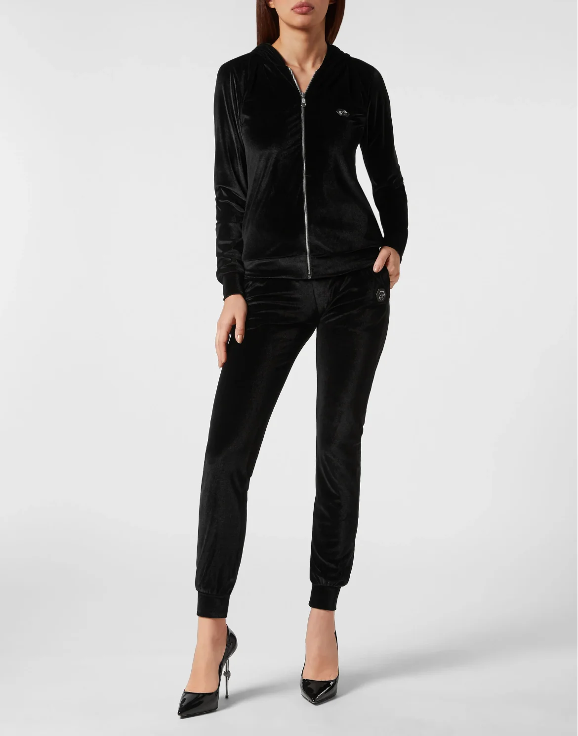 Jogging Tracksuit: Hoodie/Trousers Paisley Teddy Bear, цвет: Черный