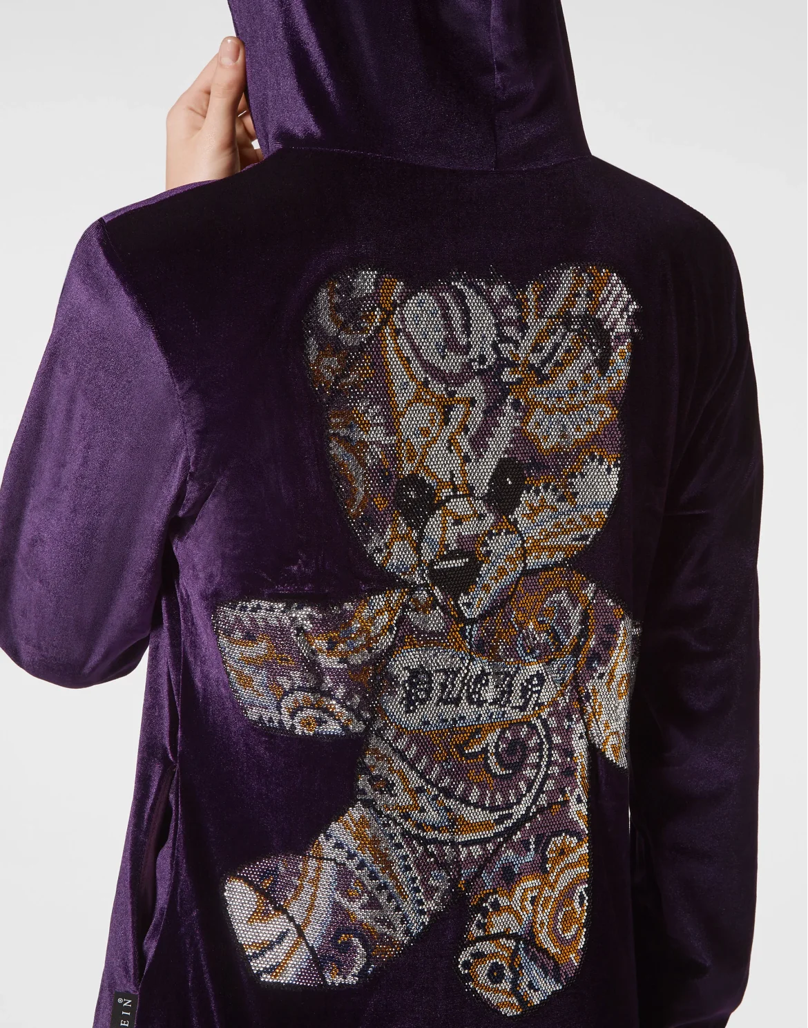 Jogging Tracksuit: Hoodie/Trousers Paisley Teddy Bear, цвет: Фиолетовый
