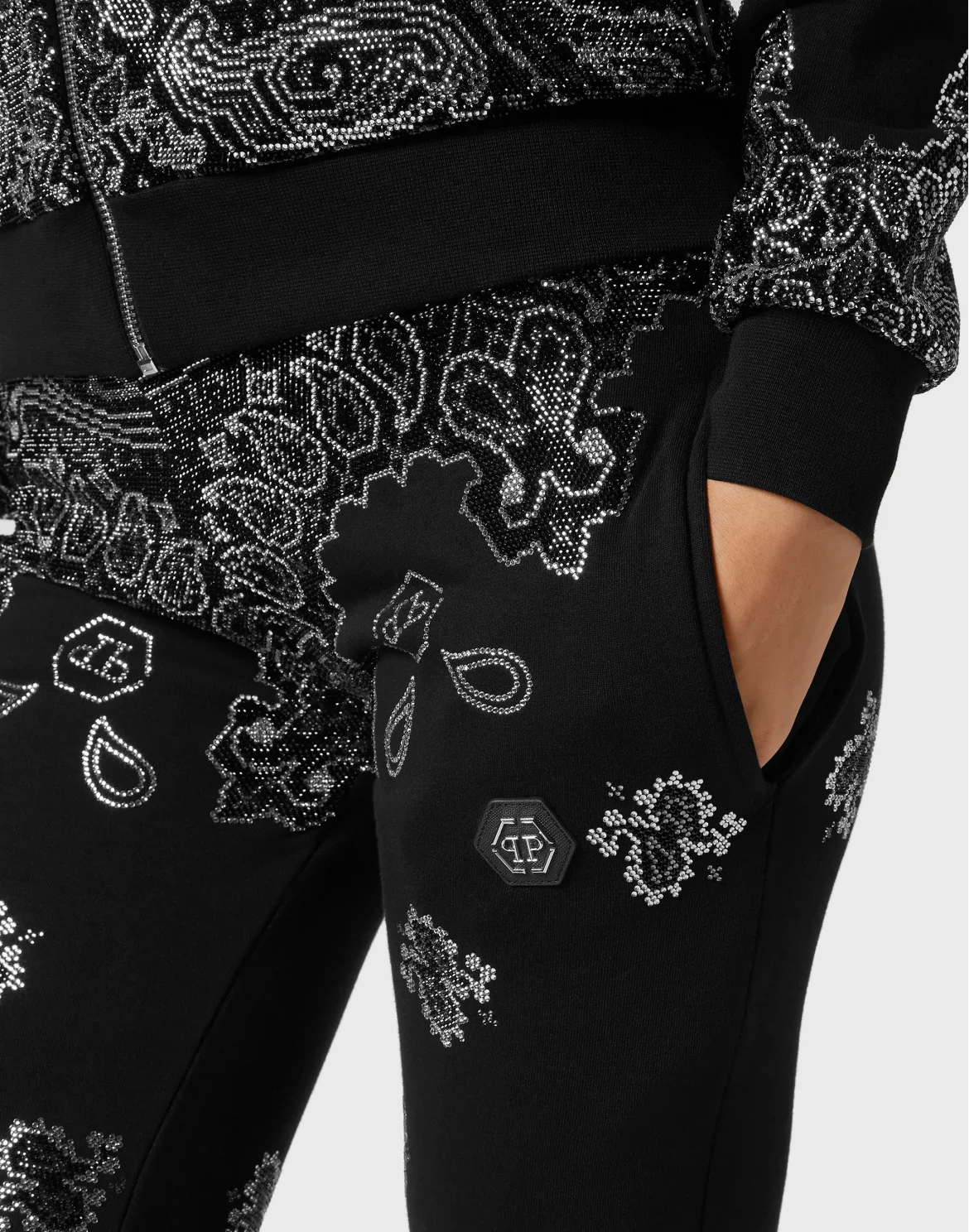 Jogging Tracksuit: Hoodie/Trousers, цвет: Черный