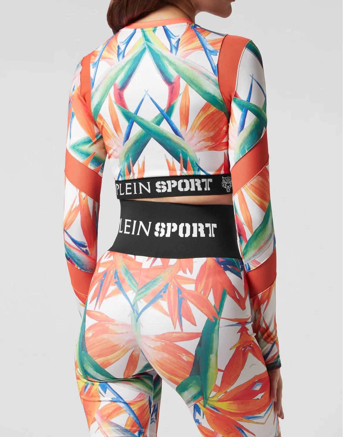 Jogging Crop Top LS, цвет: Белый