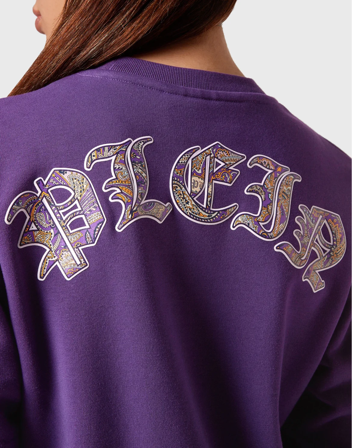 Sweatshirt Paisley Teddy Bear, цвет: Фиолетовый