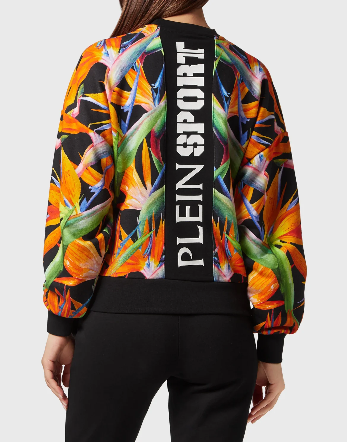 Cropped Sweatshirt LS, цвет: Черный