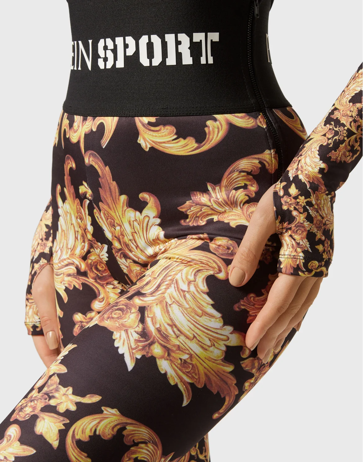 Jogging Leggings Baroque, цвет: Черный