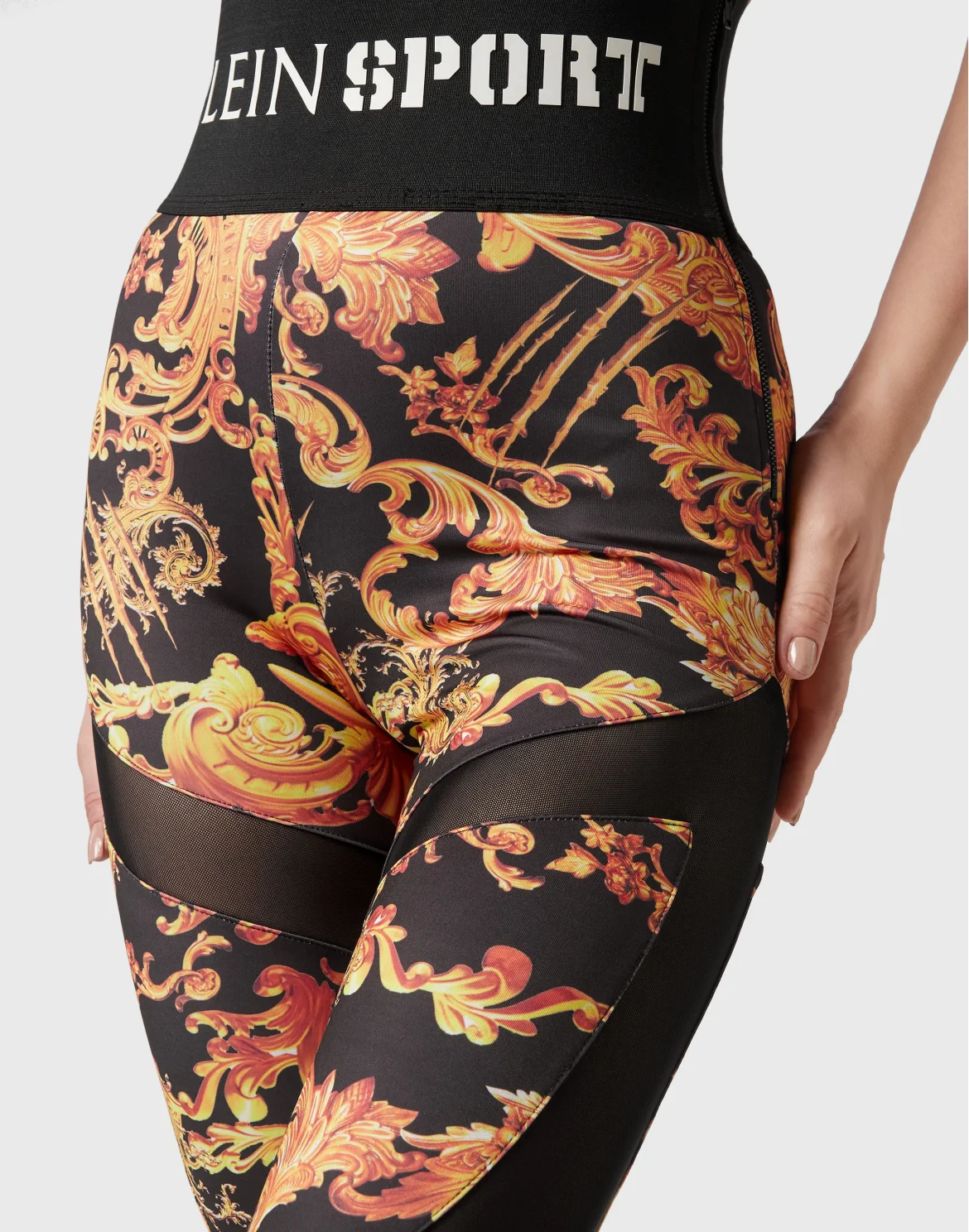 Jogging Leggings Baroque, цвет: Черный
