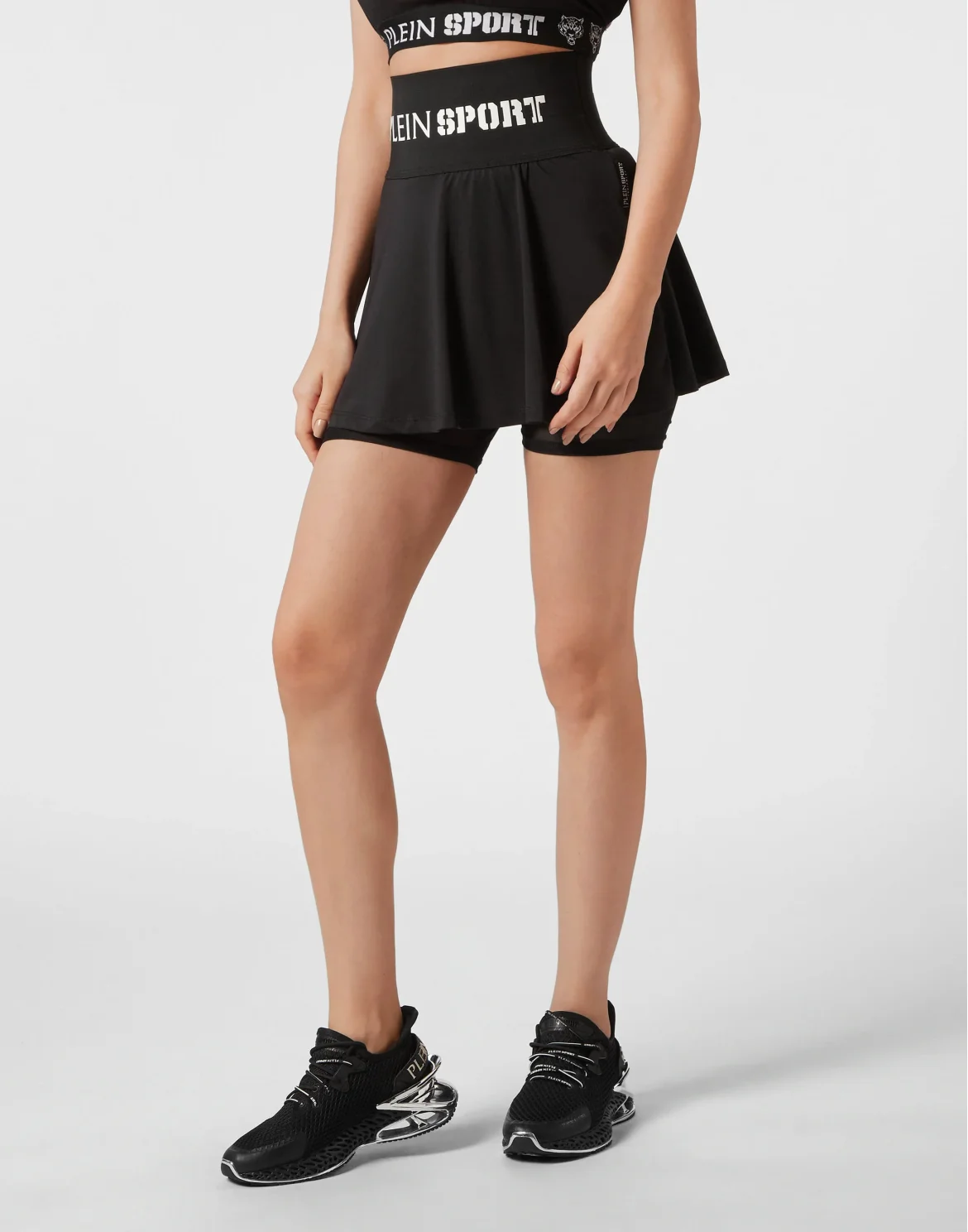 Tennis Skirt Baroque Tiger, цвет: Черный