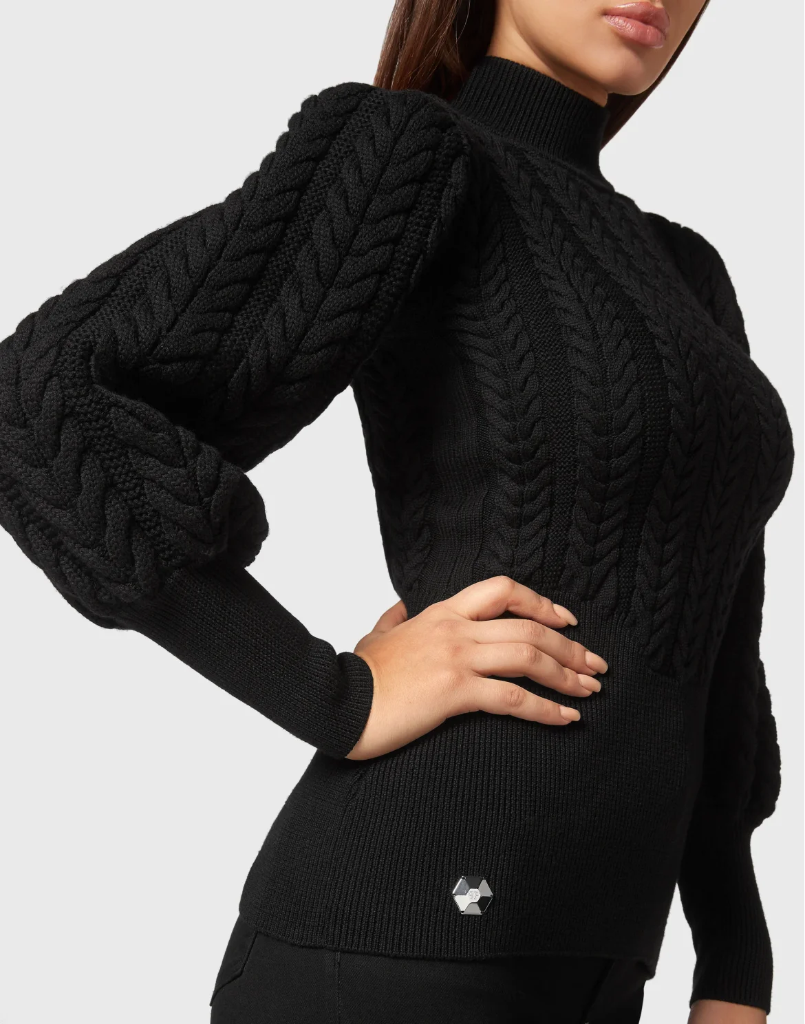 Wool Turtleneck LS Basic, цвет: Черный