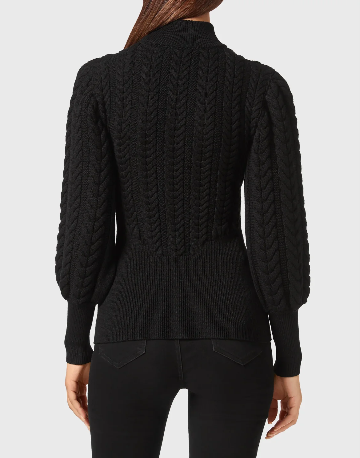 Wool Turtleneck LS Basic, цвет: Черный