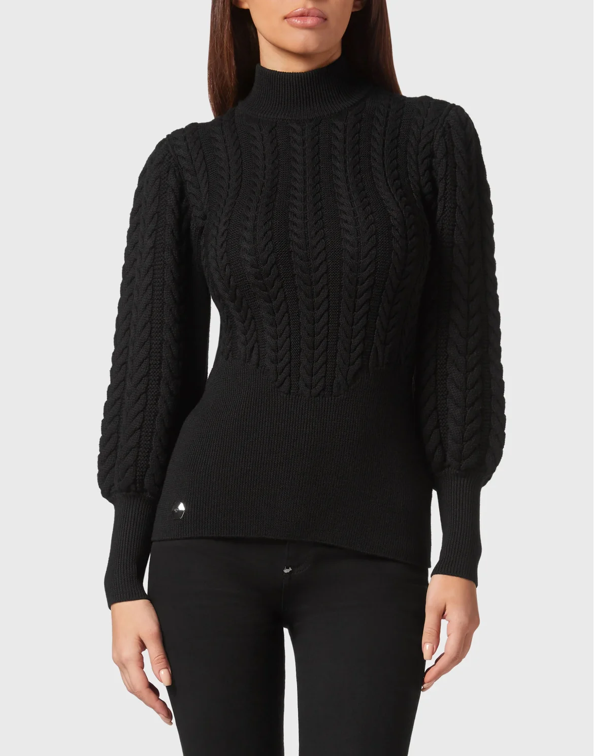 Wool Turtleneck LS Basic, цвет: Черный