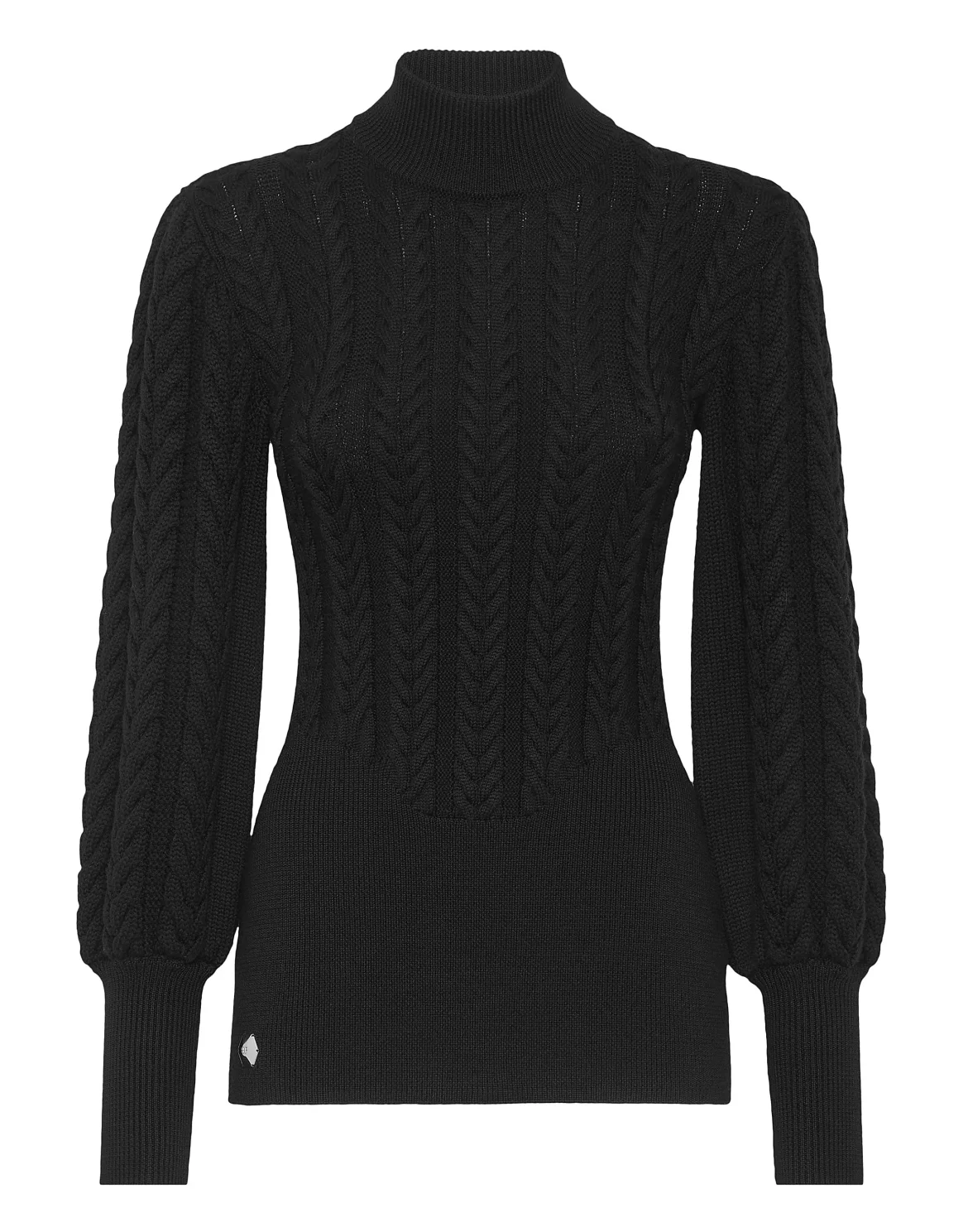 Wool Turtleneck LS Basic, цвет: Черный