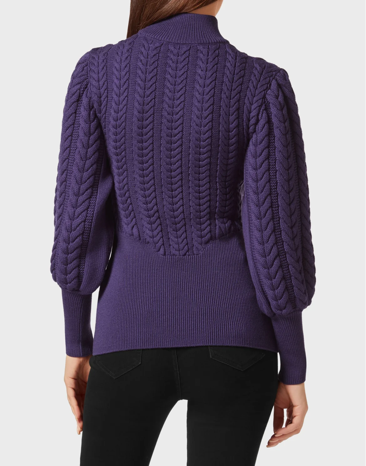 Wool Turtleneck LS Basic, цвет: Фиолетовый