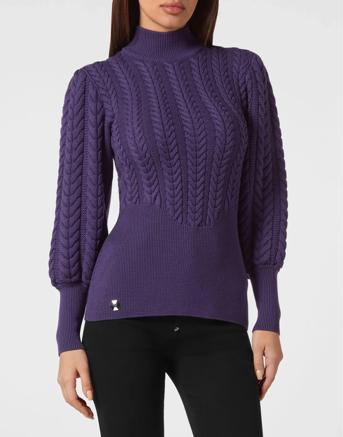 Wool Turtleneck LS Basic, цвет: Фиолетовый