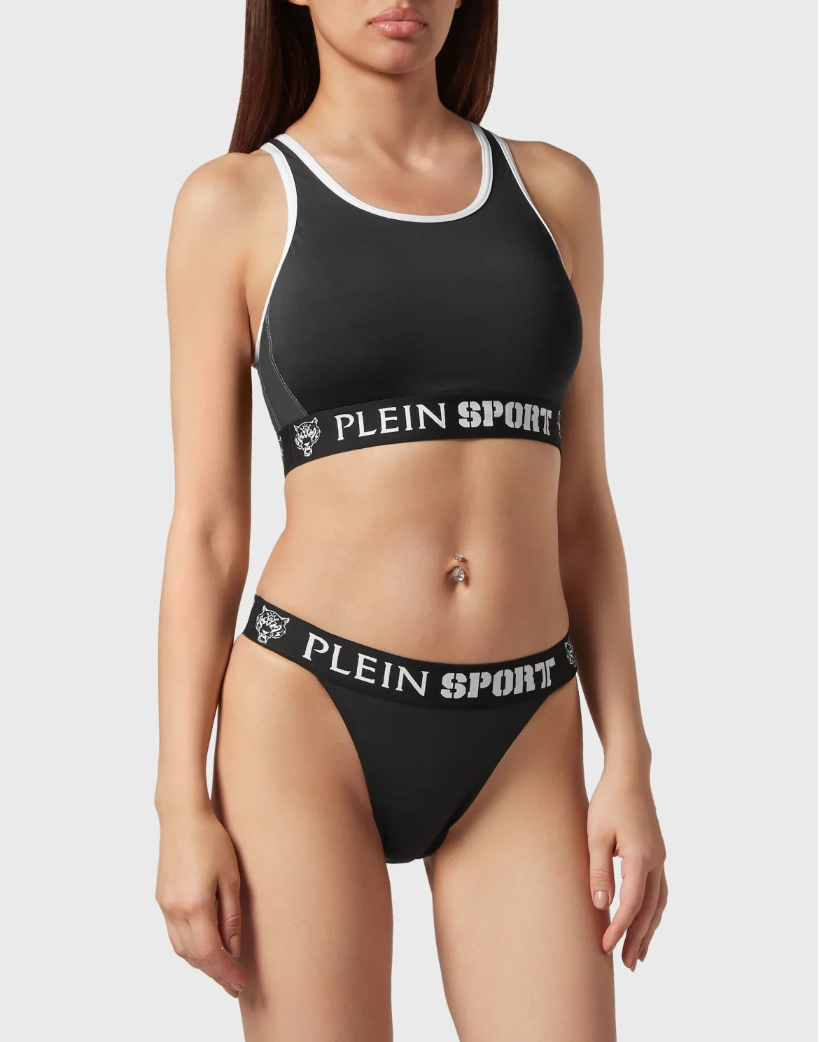 Bikini Baroque Tiger, цвет: Черный