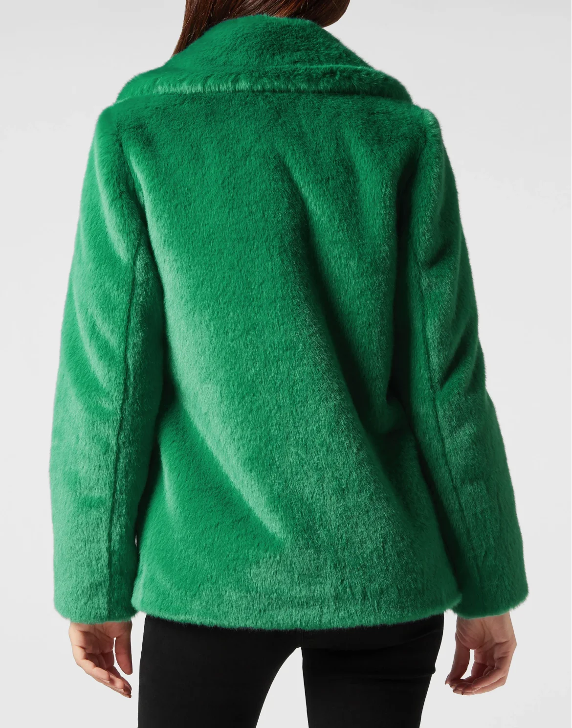 Eco Mink Short Coat Basic, цвет: Зеленый