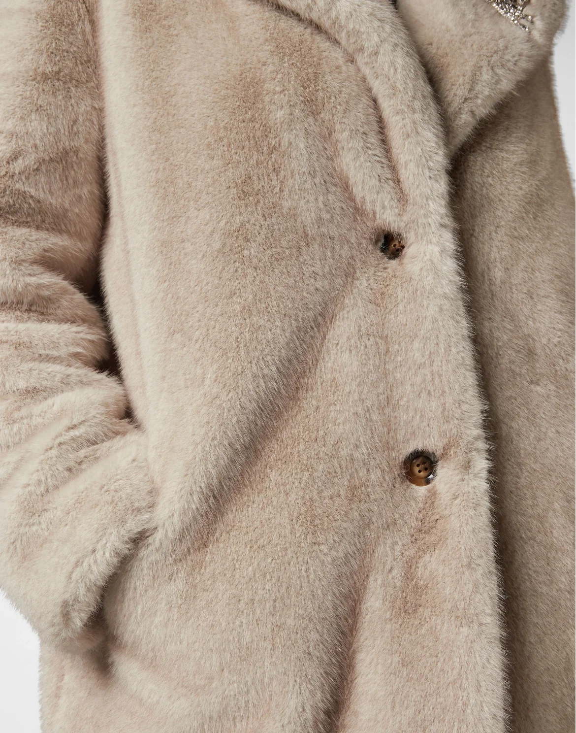 Eco Mink Coat Basic, цвет: Серый