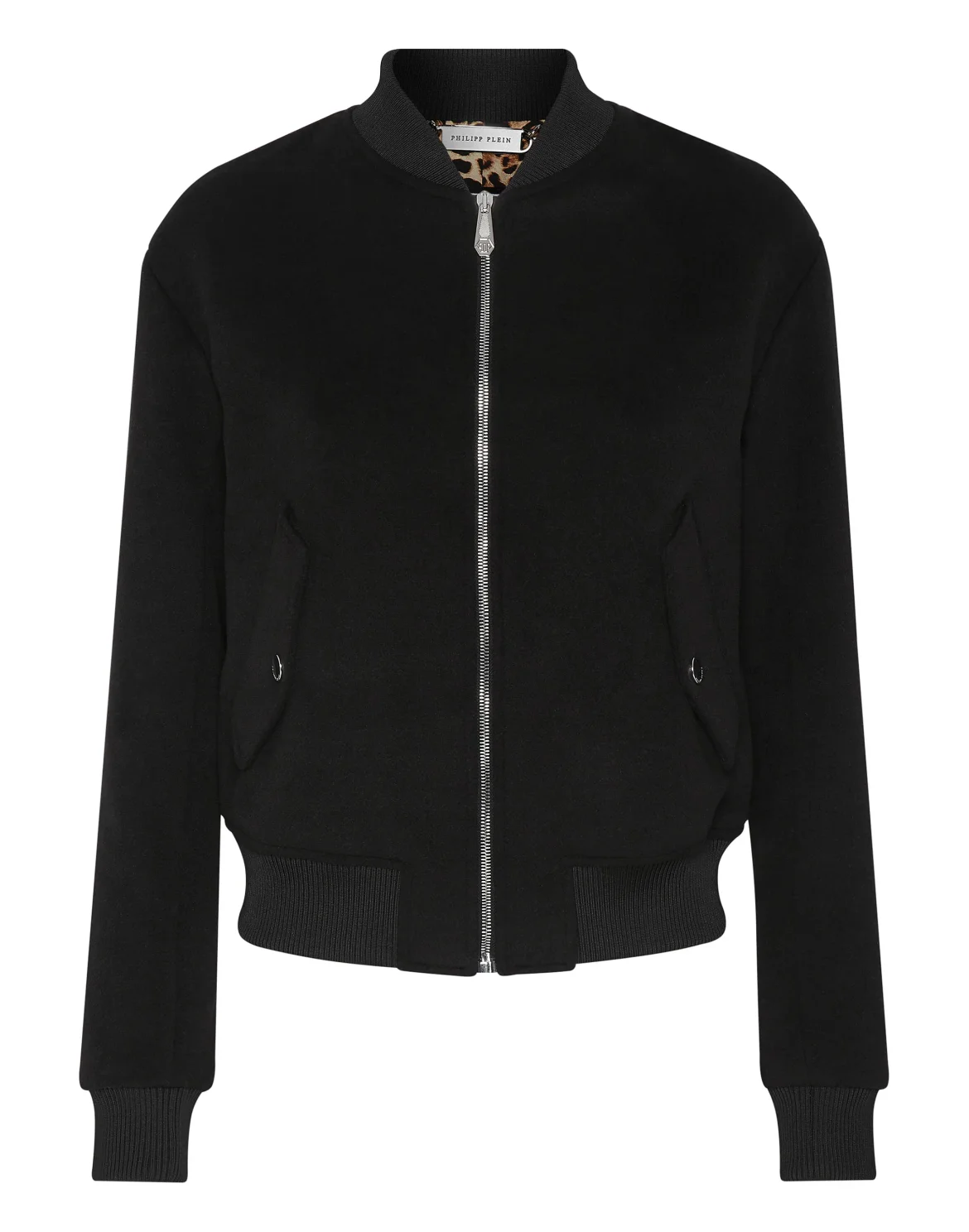 Wool Bomber Castoni Teddy Bear, цвет: Черный