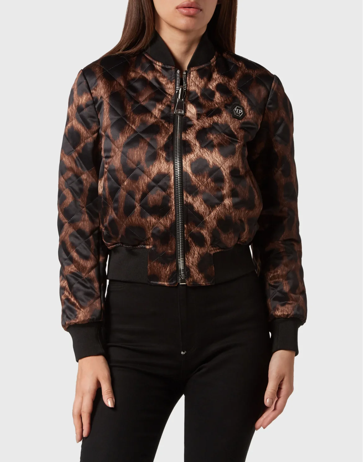 Satin Reversible Bomber Paisley Foulard, цвет: Черный