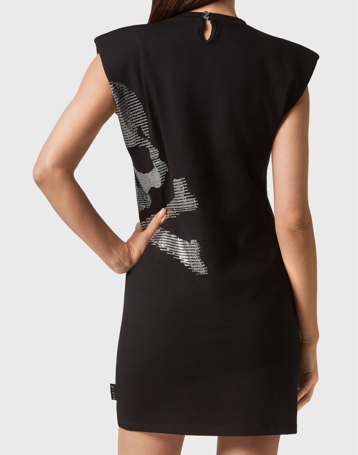 Shoulder Pad Dress Skull&Bones, цвет: Черный